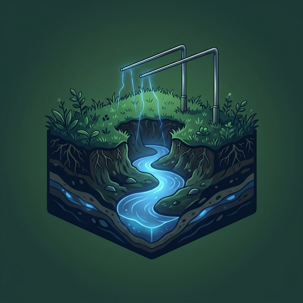 Recherche veine d'eau seule (point de forage + rapport)